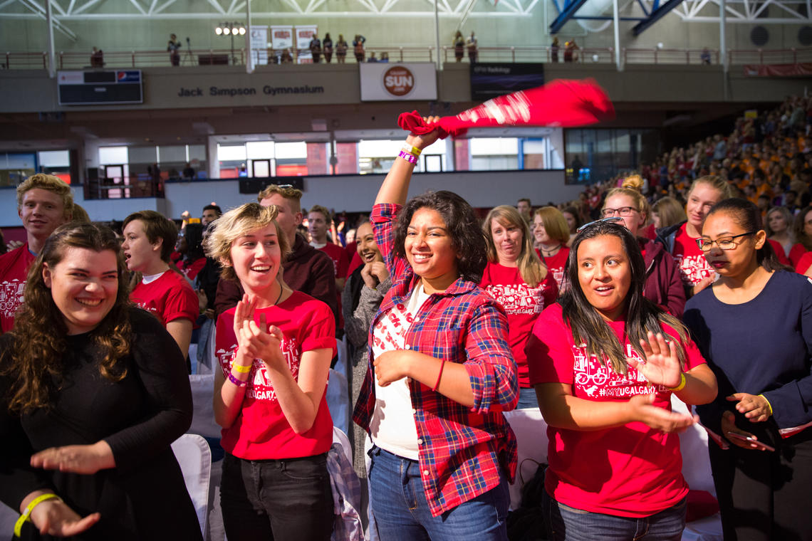 Students at induction