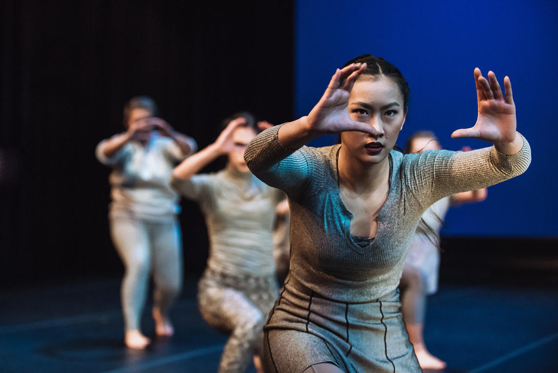 Dance montage students perform