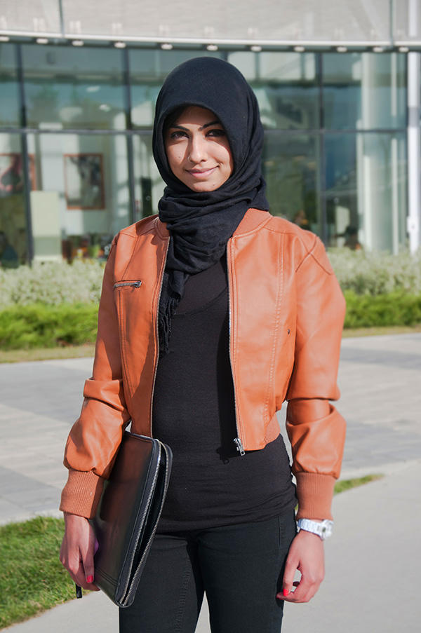 UCalgary student outside