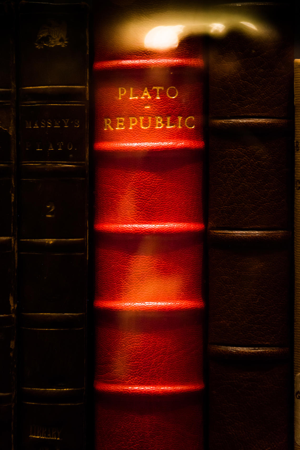 Plato's Republic on a shelf
