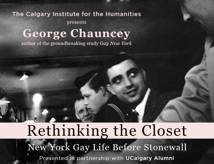 George Chauncey event poster