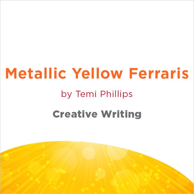 Metallic Yellow Ferraris by Temi Phillips