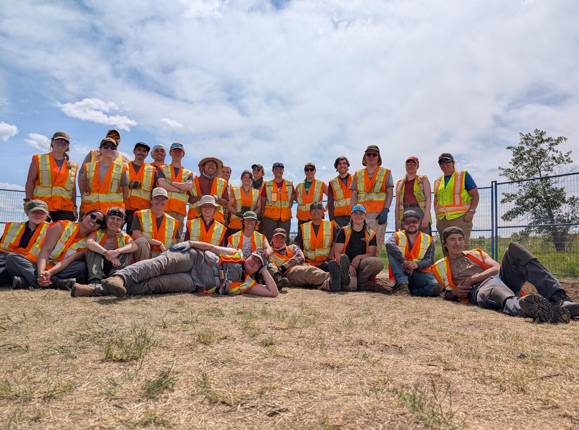 Field School Students and Staff in Edworthy Park (2025
