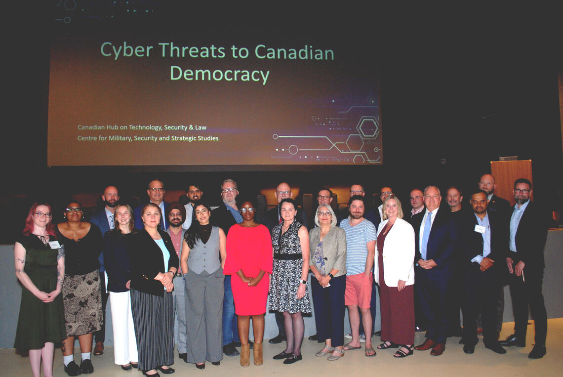 Group photo Cyber Threats Speakers