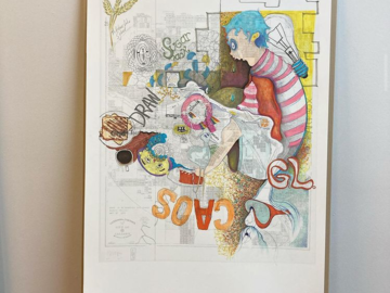 Drunken Paw Art in Progress photo