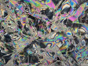 Wavefunction, 2023, Cellophane and polarized film