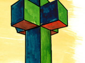 Tesseract painting