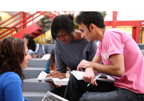 UCalgary students studying
