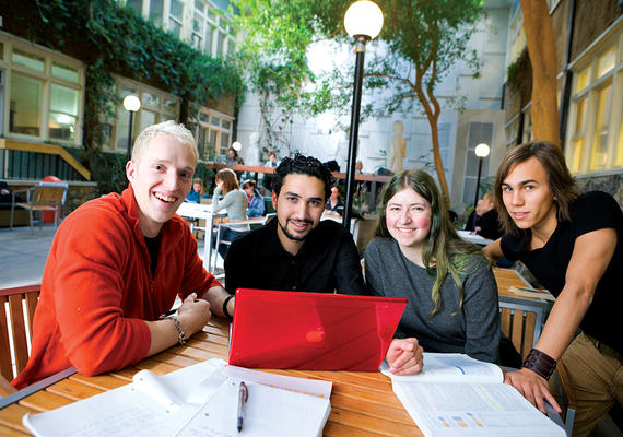 UCalgary students studying