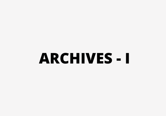 Archives - I