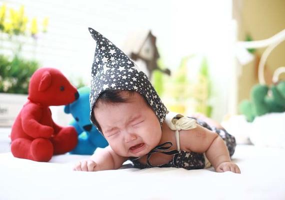 Stock photo of crying baby
