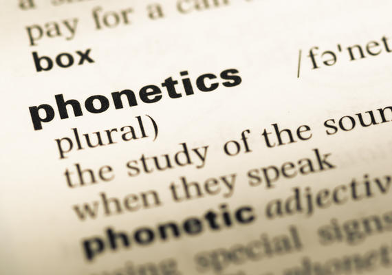 dictionary page with word phonetics