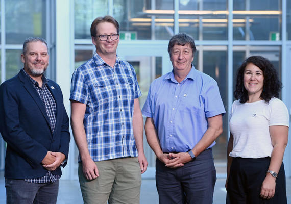 From left to right: Rodrigo Menafra (Managing Director), Brent Else, Doug Wallace, and Fanny Noisette