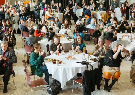 Arts Awards 2025 - people sitting around tables 