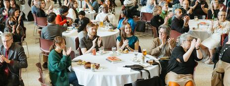 The crowd at the event