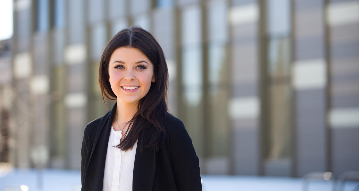 Amy Barron, undergraduate Psychology student and researcher