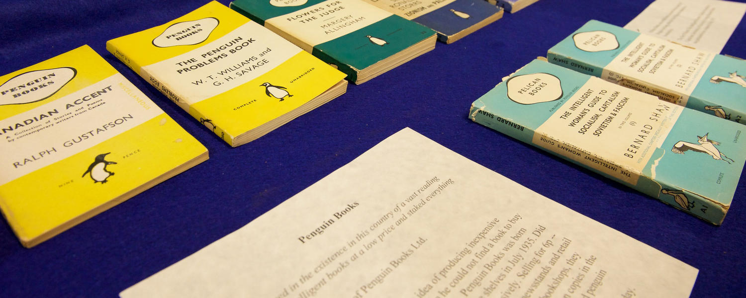 UCalgary's collection of Penguin books