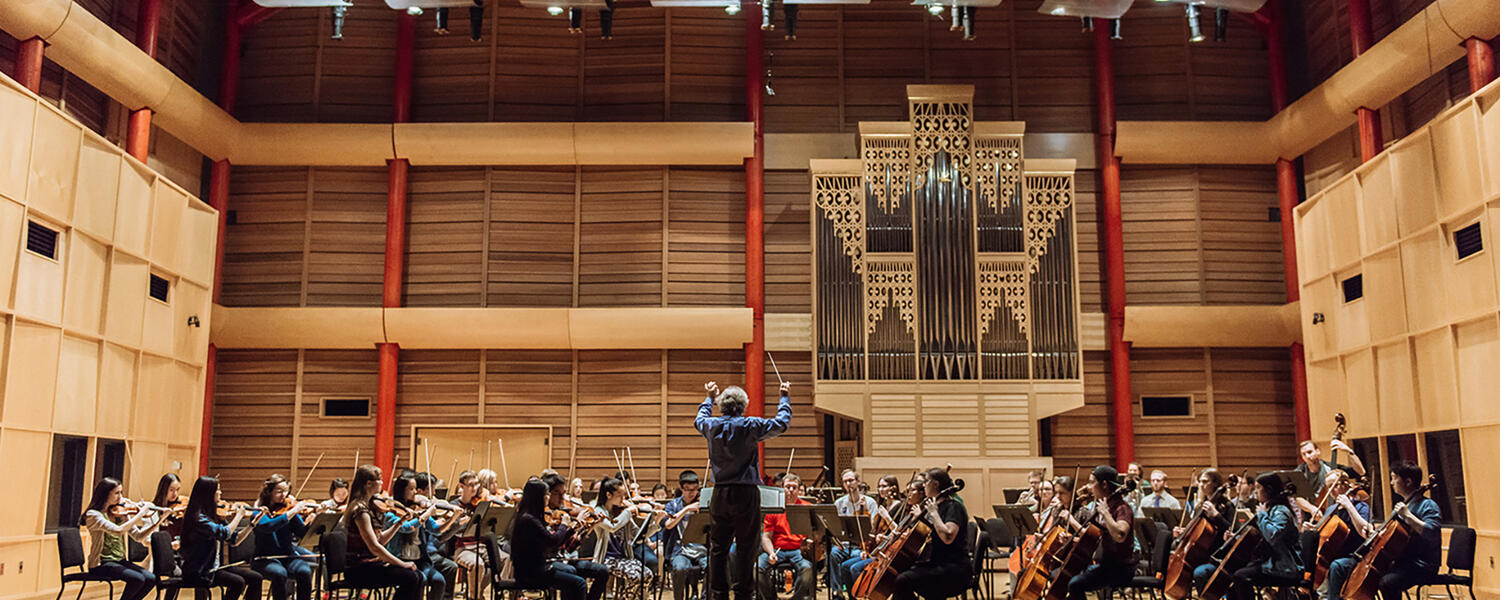 UCalgary Orchestra rehearsal