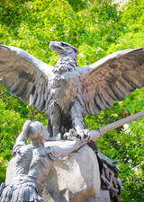 Monument "Grateful Russia» (Smolensk, Russia), Stock image
