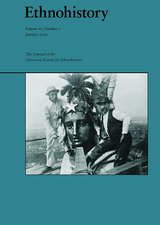 Ethnohistory journal cover