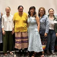 Group photo with Dr. Jennifer Leason