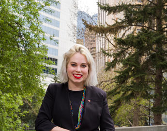 Leah Schmidt co-coorded the SU Centre for Sexual and Gender Diversity.