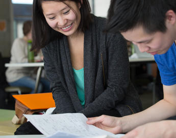 Students study together