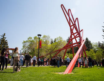 Lawn on convocation day
