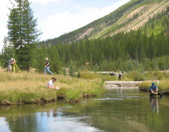 UCalgary Geography Students in the field