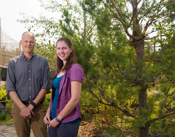 Stieg and grad student