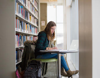 UCalgary student studying
