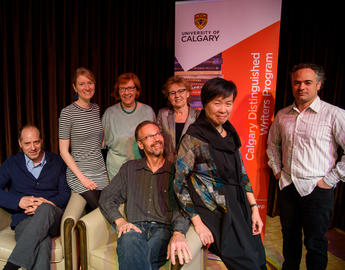 Former Writers-in-Residence with Aritha van Herk at Writer-in-Residence Reunion Festival, 2016