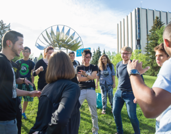 Picture from orientation outside